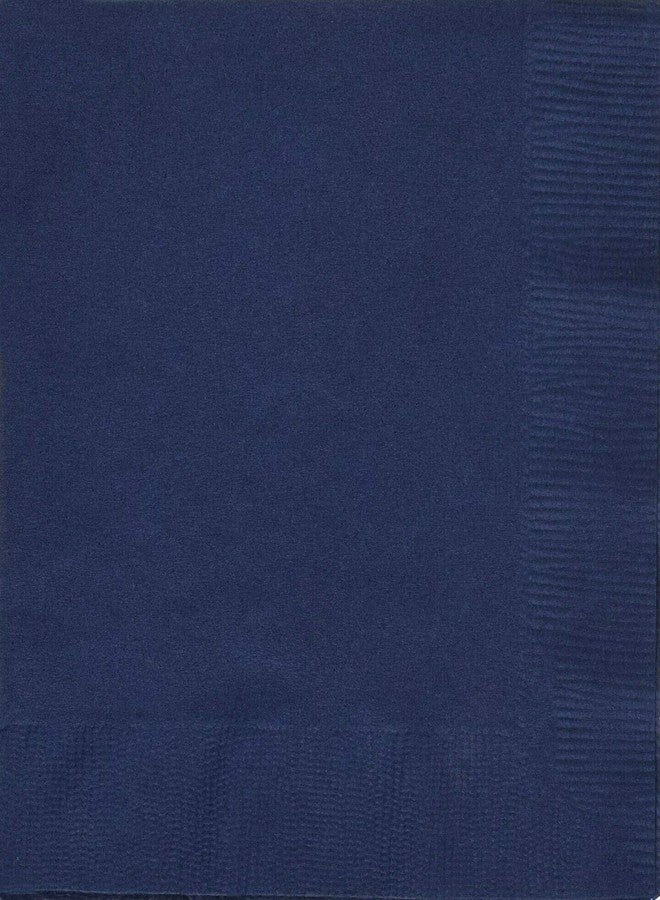 مناديل عشاء زرقاء داكنة، 25 قطعة